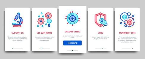 Collection Pathogen Elements Vector Onboarding