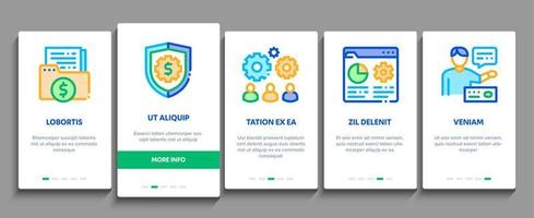 It Manager Developer Onboarding Elements Icons Set Vector