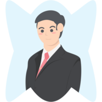 personagem de avatar de emprego de homem de negócios profissional png