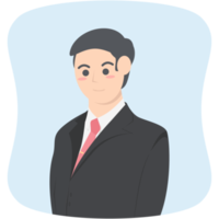 Professional Business Man Employment Avatar Character png