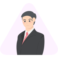 personagem de avatar de emprego de homem de negócios profissional png