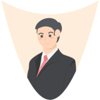 personaje de avatar de empleo de hombre de negocios profesional png