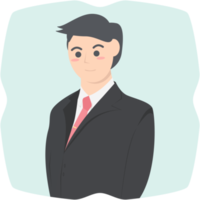 Professional Business Man Employment Avatar Character Collection png