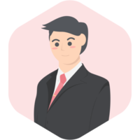 Professional Business Man Employment Avatar Character Collection png