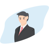 Professional Business Man Employment Avatar Character Collection png