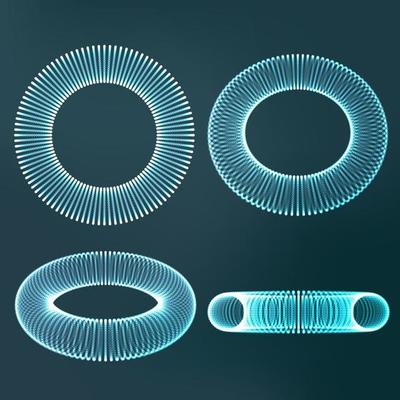 Molecular Structure Vector. Strand. Futuristic Connection. Abstract Molecule Grid. Illustration
