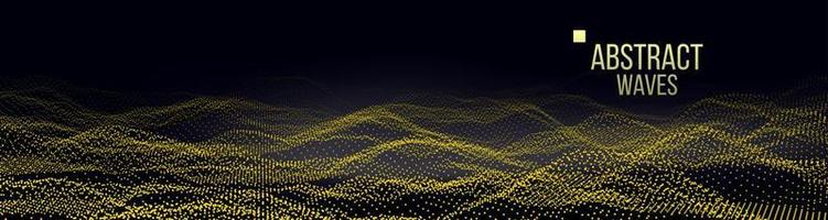 Music Waves Abstract Sound Background Vector. Digital Splash. Artificial Intelligence. Illustration vector