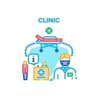 Clinic Treatment Vector Concept Color Illustration