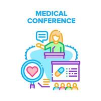 Medical Conference Meeting Vector Concept Color