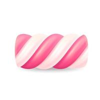 Realistic Marshmallows Candy Vector. vector