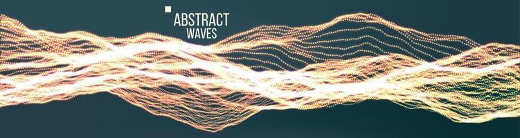 Music Waves Abstract Sound Background Vector. Pont Dance Waveform. Cyber Security. Illustration vector