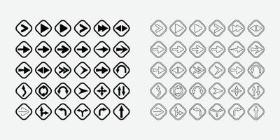 arrows collection cursors set of black arrows vectors