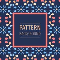 Abstract Floral Pattern Frame 02 vector