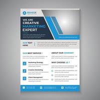 professional corporate flyer design vector