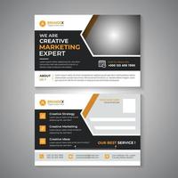 Corporate Post Card Design Template vector