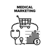 concepto de vector de salud de marketing médico