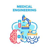 Medical Engineering Process Vector Concept Color