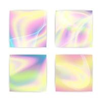 Fluid Iridescent Multicolored Vector Background
