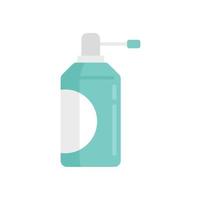 Disinfection soap dispenser icon, flat style vector