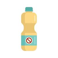 Disinfection bleach icon, flat style vector