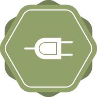 Unique Plug II Vector Glyph Icon