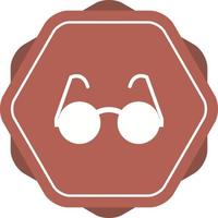 Unique Sunglasses Vector Glyph Icon