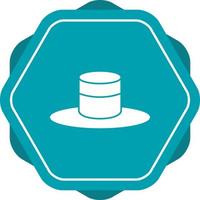 Unique Hat Vector Glyph Icon