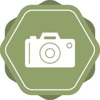 Unique Camera Glyph Vector Icon