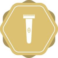 Unique Shaving Machine Vector Glyph Icon