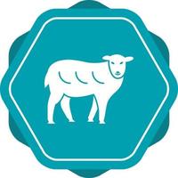 Sheep Unique Vector Glyph Icon