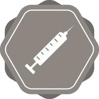 Unique Injection Vector Glyph Icon