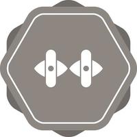 Unique Cuff Links Vector Glyph Icon