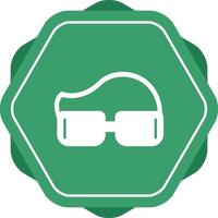 Unique Googles Vector Glyph Icon