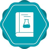 Unique Chemistry Book Vector Glyph Icon