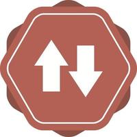 Unique Data Connection Vector Glyph Icon