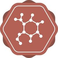 Beautiful Molecules Vector Glyph icon