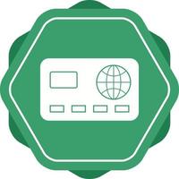 Beautiful Debit card Vector Glyph icon