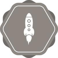 Beautiful Rocket Vector Glyph icon