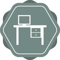 Beautiful Workplace Vector Glyph icon