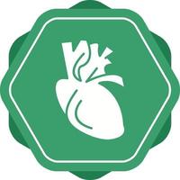 Beautiful Heart Vector Glyph icon