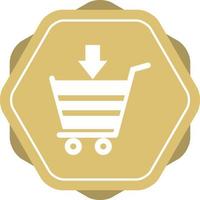 Beautiful Online shopping Vector Glyph icon