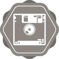 Beautiful Diskette Vector Glyph icon