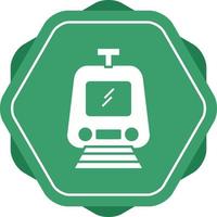 Beautiful Train Vector Glyph Icon