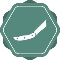 Beautiful Knife Glyph Vector Icon