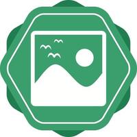 Beautiful Gallery Glyph Vector Icon