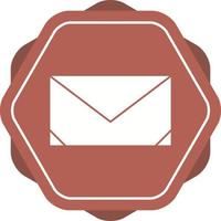 Beautiful Message Glyph Vector Icon