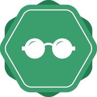 Beautiful Glasses Glyph Vector Icon