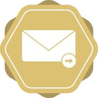 Beautiful Sending Message Glyph Vector Icon