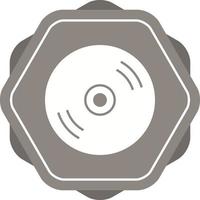 Beautiful CD Glyph Vector Icon