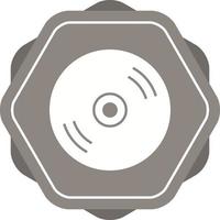 Beautiful CD Glyph Vector Icon